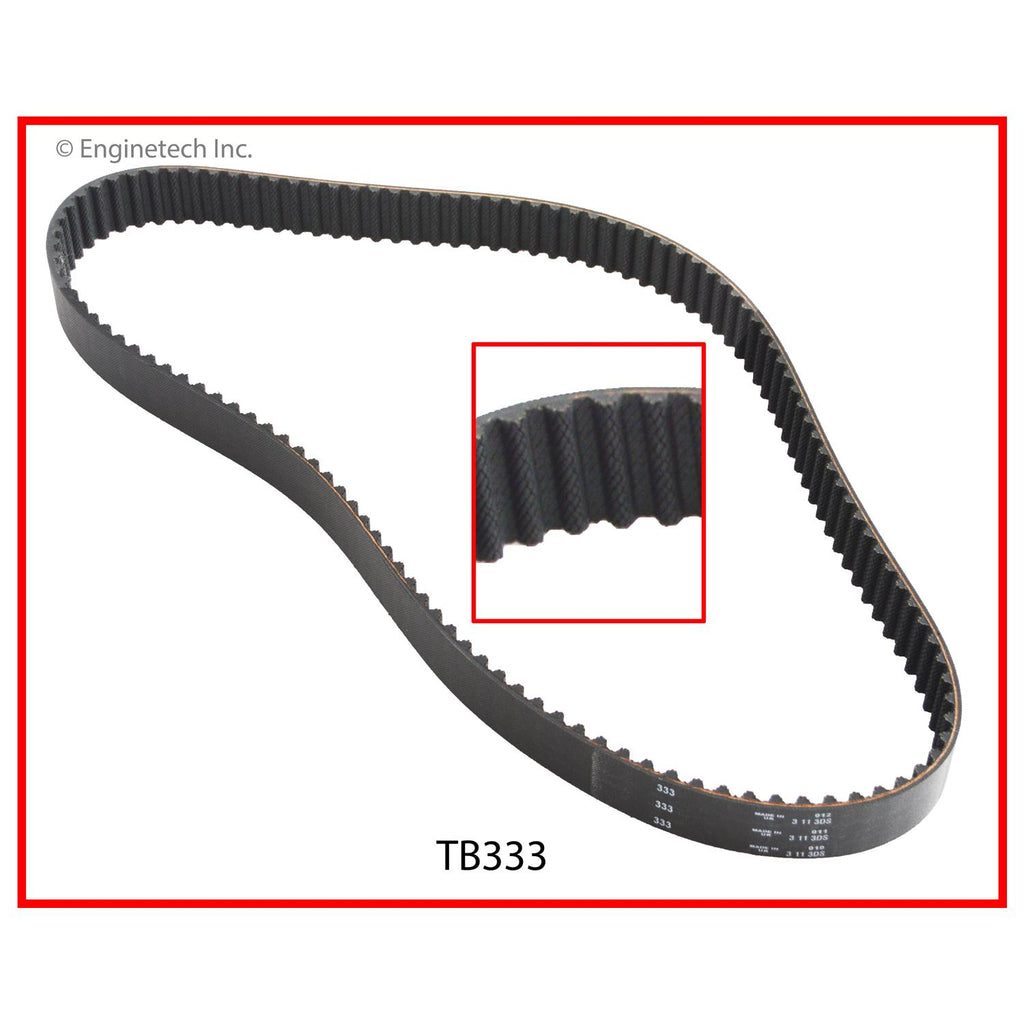 Enginetech TB333 Engine Timing Belt for VW Beetle, Golf, and Jetta (2004-2006)