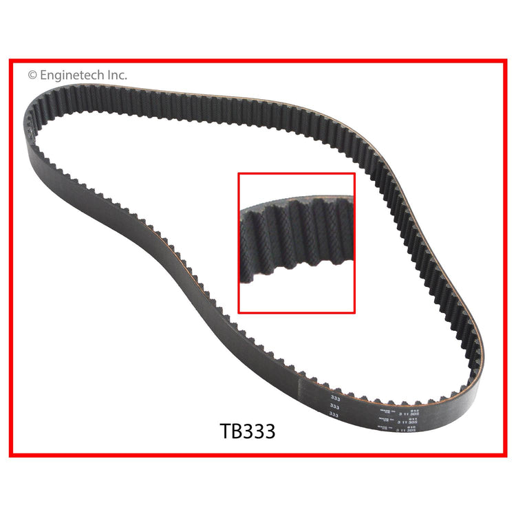Enginetech TB333 Engine Timing Belt for VW Beetle, Golf, and Jetta (2004-2006)