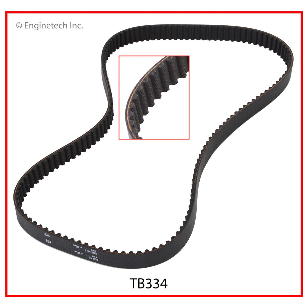 Enginetech TB334 Engine Timing Belt for Volkswagen and Audi Models