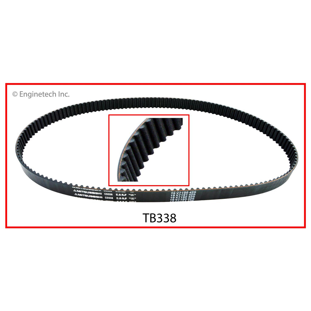 Enginetech BBPTTB338 Engine Timing Belt for Chevrolet Cruze and Sonic (2012-2016)
