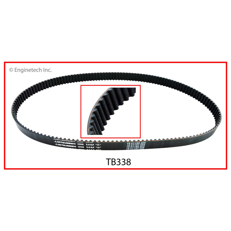 Enginetech BBPTTB338 Engine Timing Belt for Chevrolet Cruze and Sonic (2012-2016)