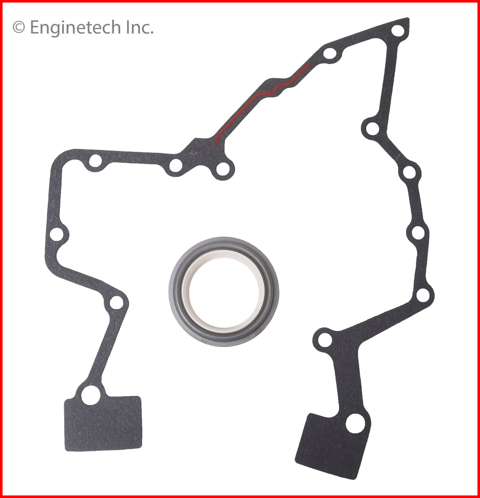 Enginetech TCCU359-A Engine Timing Cover Gasket Set for Cummins Truck