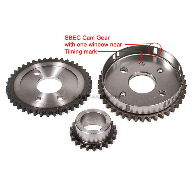 Timing Chain Kit Water Pump Timing Cover Gasket Fit 00-04 Dodge Chrysler 2.7