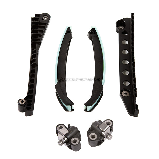 Timing Chain Kit VCT Selenoid Cam Phaser Oil Water Pump Fit 04-10 Ford 5.4