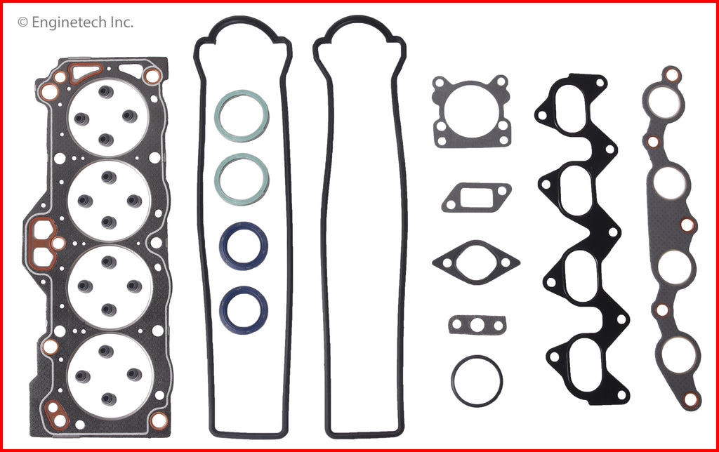 Enginetech Engine Cylinder Head Gasket Set for Toyota and Geo Prizm 1990-1992