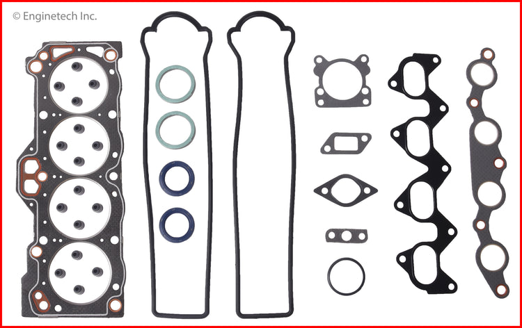 Enginetech Engine Cylinder Head Gasket Set for Toyota and Geo Prizm 1990-1992