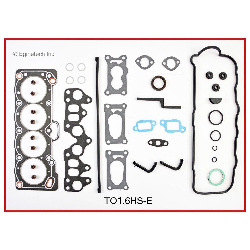Enginetech Engine Full Gasket Set for Toyota and Chevrolet Vehicles – Part Number TO1.6K-1