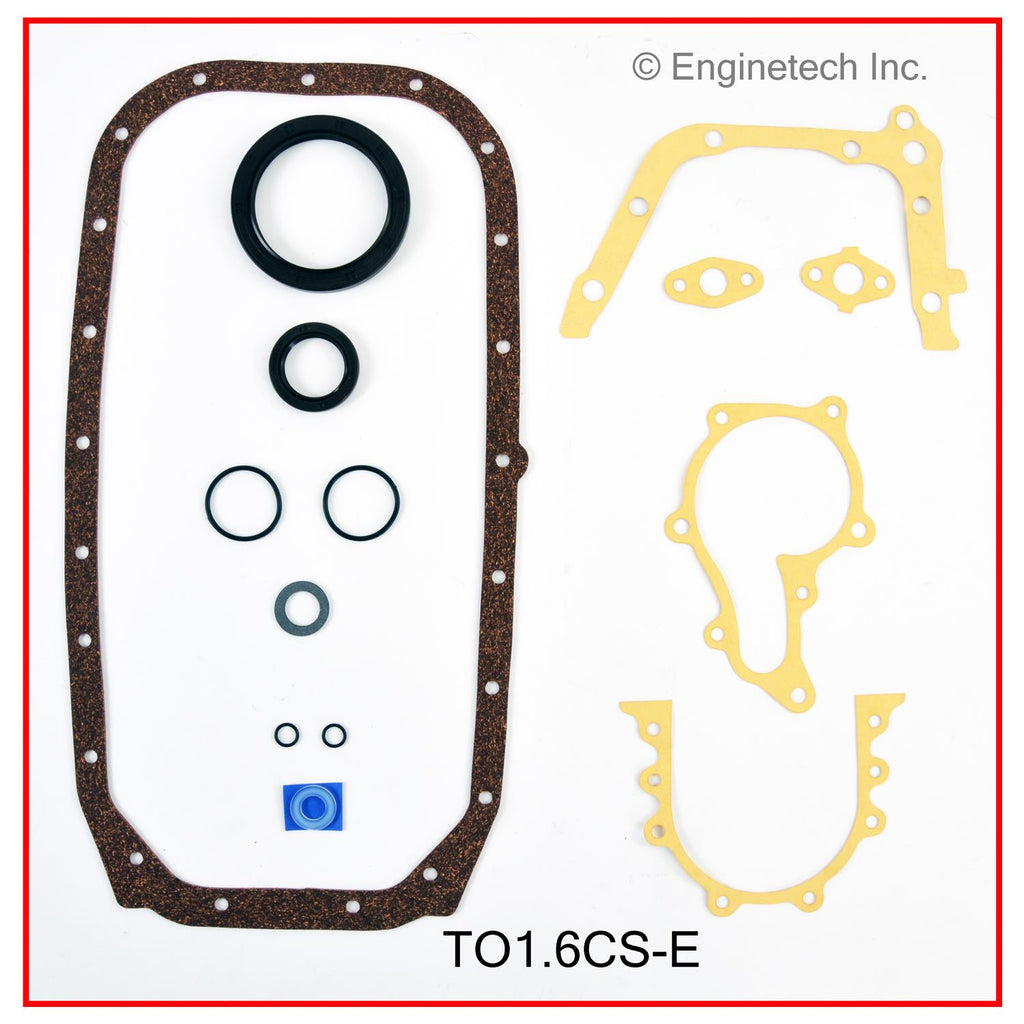 Enginetech Engine Full Gasket Set for Toyota and Chevrolet Vehicles – Part Number TO1.6K-1