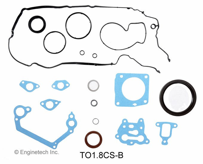 Enginetech Engine Lower End Gasket Set for Toyota and Pontiac Vehicles – Part TO1.8CS-B