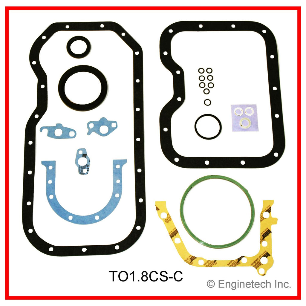 Enginetech Engine Full Gasket Set for Toyota and Geo Prizm Models - Pa ...