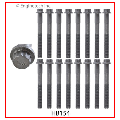 Enginetech Engine Cylinder Head Gasket Set for Toyota and Lexus with Head Bolts (Part Number TO2.5HS-WB)