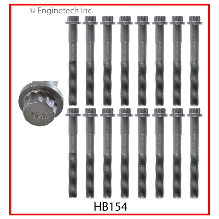 Enginetech Engine Cylinder Head Gasket Set for Toyota and Lexus with Head Bolts (Part Number TO2.5HS-WB)