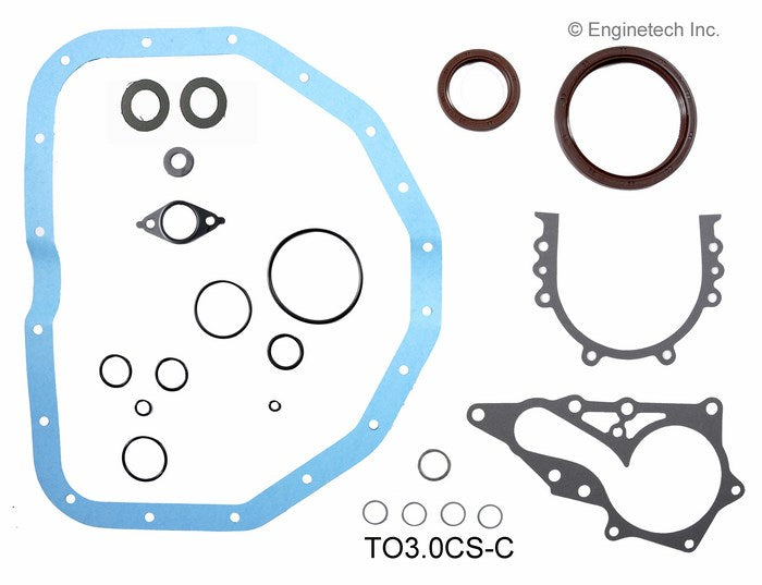 Enginetech Engine Lower End Gasket Set for Toyota and Lexus Models – Part Number TO3.0CS-C