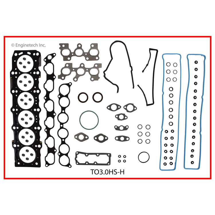 Enginetech Engine Cylinder Head Gasket Set for Toyota Supra 1993-1998 – Part Number TO3.0HS-H