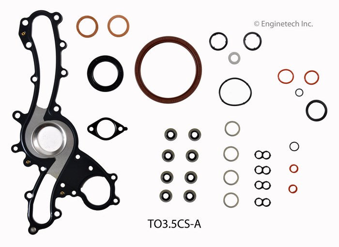 Enginetech TO3.5CS-A Engine Lower End Gasket Set for Toyota and Lexus Vehicles