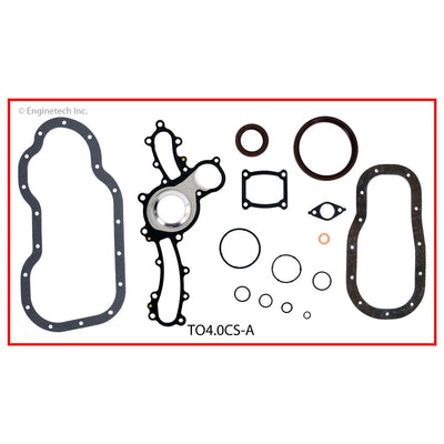Enginetech Engine Lower End Gasket Set for Toyota 4Runner, Tundra & Tacoma (Part No. TO4.0CS-A)
