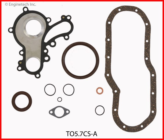 Enginetech TO5.7CS-A Engine Lower End Gasket Set for Toyota and Lexus Vehicles