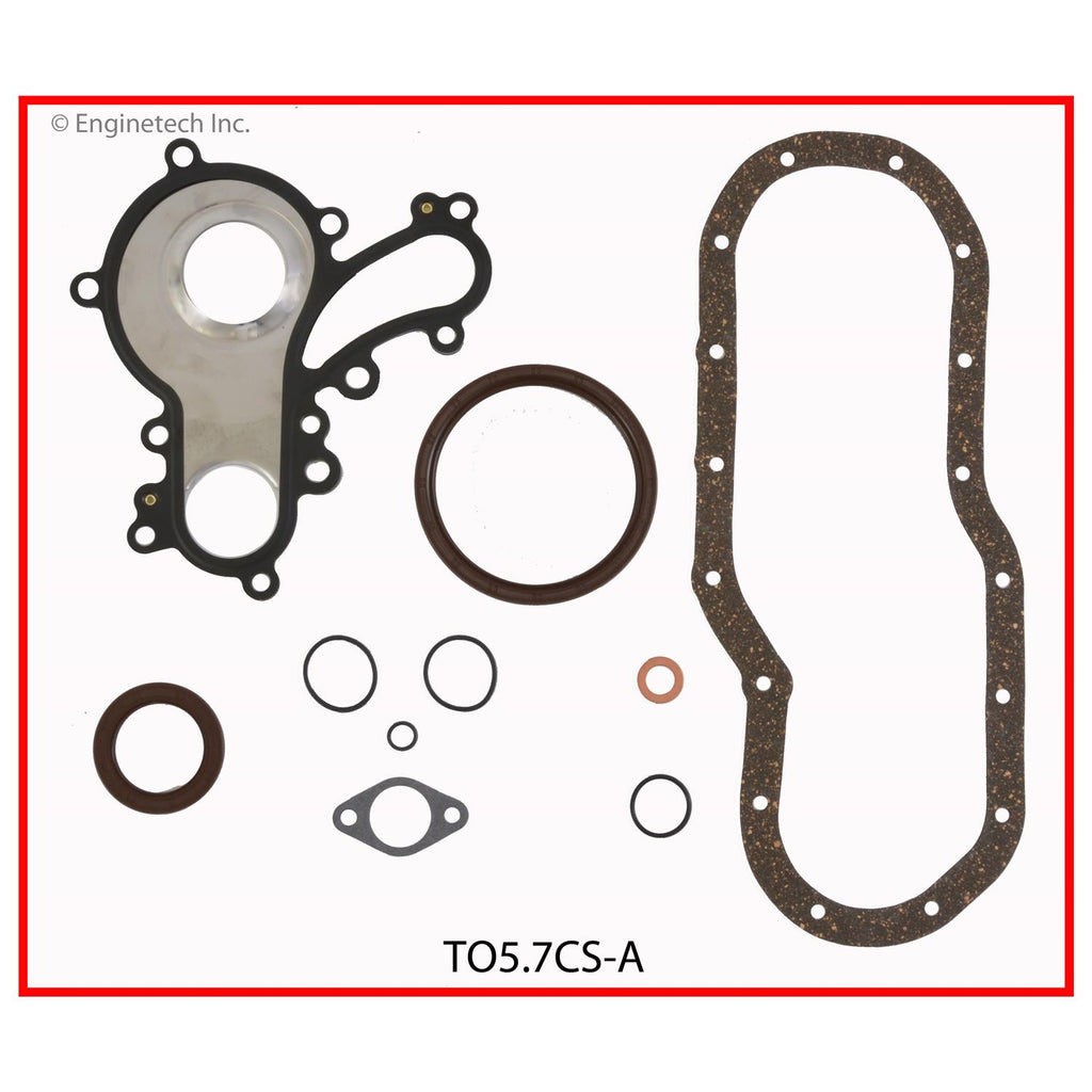 Enginetech Engine Full Gasket Set for Toyota and Lexus Vehicles (Part Number TO5.7K-1)