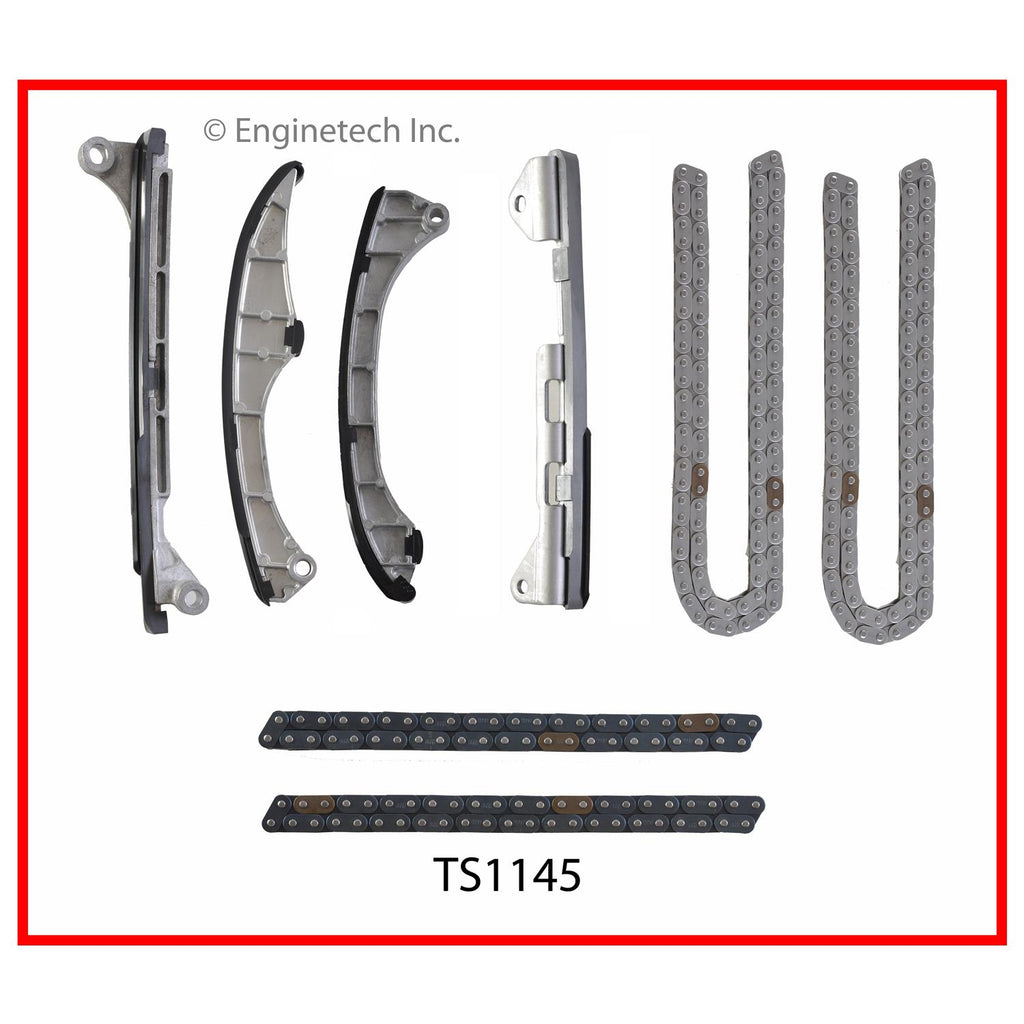 Enginetech TS1145 Engine Timing Set for Lexus LX570, Toyota Land Cruiser & Sequoia 2008