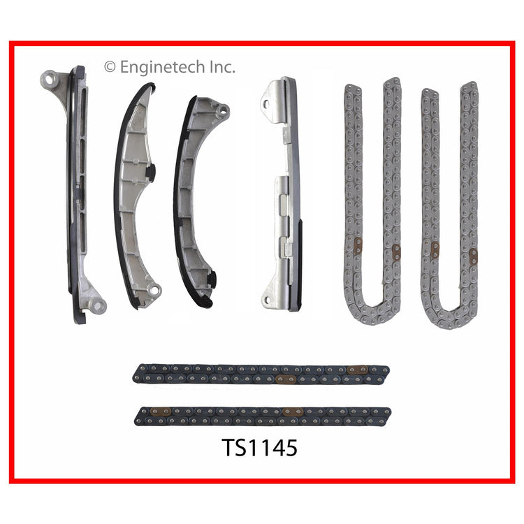 Enginetech TS1145 Engine Timing Set for Lexus LX570, Toyota Land Cruiser & Sequoia 2008