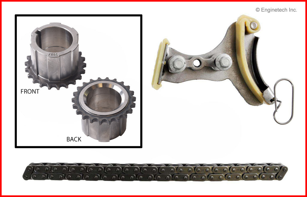 Enginetech TS1360 Engine Timing Set for 2012 Chevrolet Camaro and GMC Canyon
