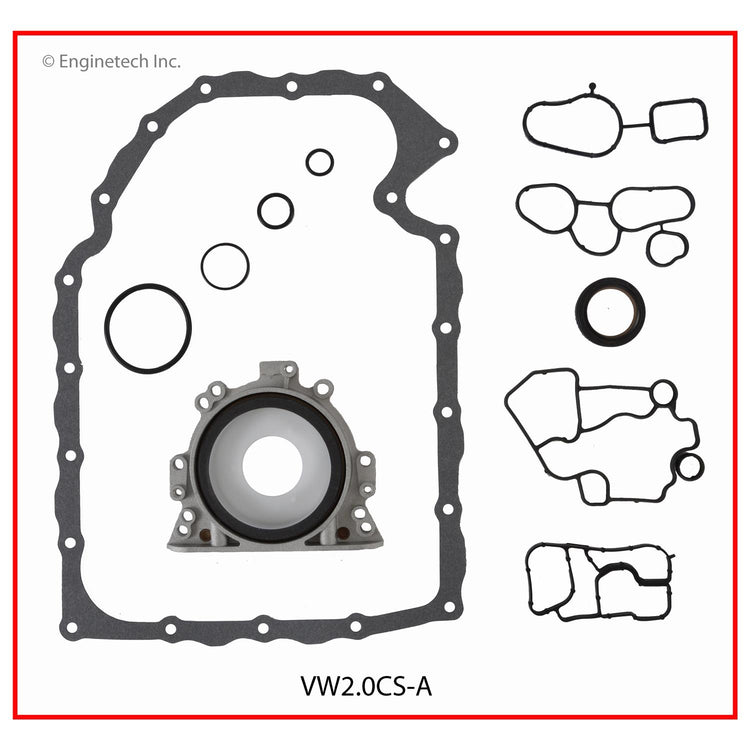 Enginetech VW2.0CS-A Engine Lower End Gasket Set for Volkswagen and Audi