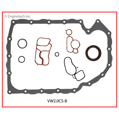 Enginetech VW2.0CS-B Engine Lower End Gasket Set for Volkswagen and Audi Vehicles