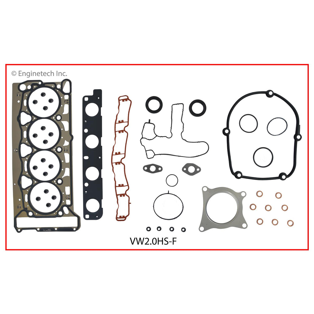 Enginetech VW2.0K-4 Engine Full Gasket Set for Volkswagen Cars and Tru ...