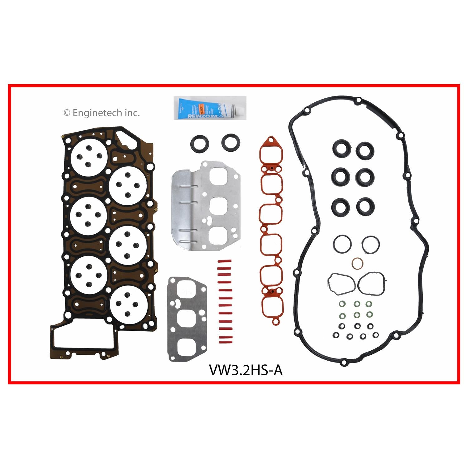 Enginetech VW3.2HS-AWB Engine Cylinder Head Gasket Set for Volkswagen ...