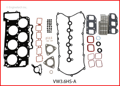Enginetech VW3.6HS-A Engine Cylinder Head Gasket Set for Volkswagen Vehicles