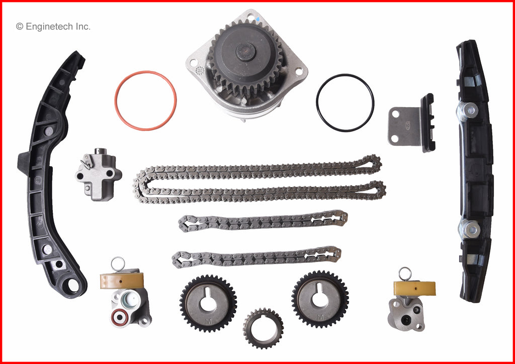 Enginetech WPK730 Engine Timing Chain Kit with Water Pump for Domestic ...